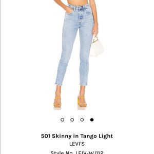 Levi’s 501 tango light